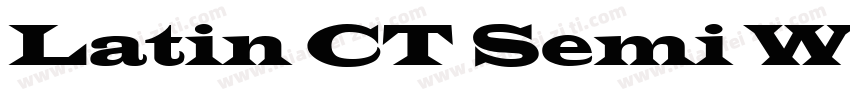 Latin CT Semi Wide Regular字体转换